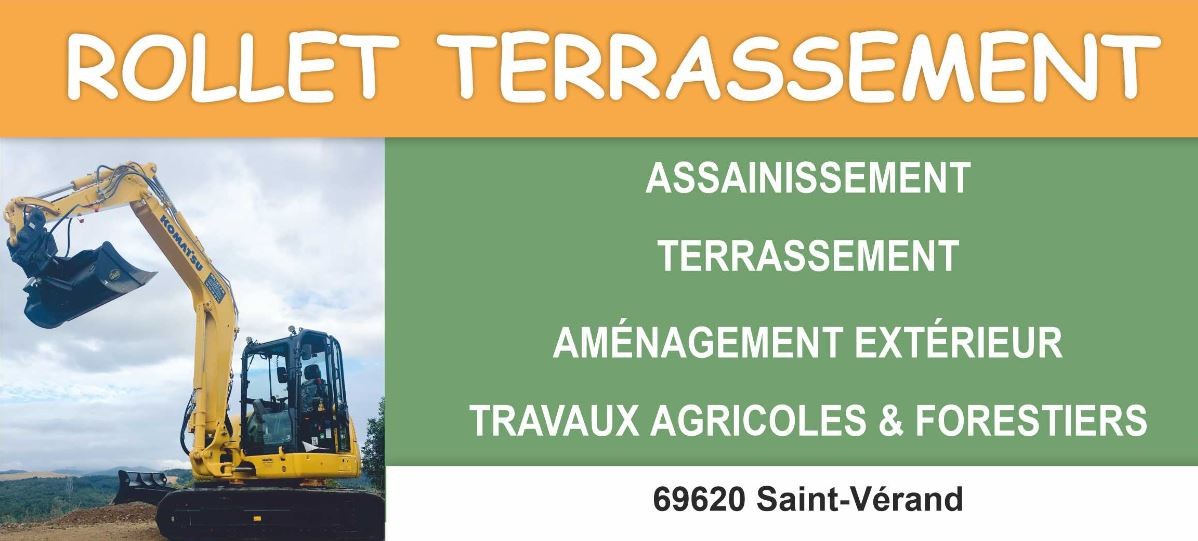 ROLLET TERRASSEMENT 69620 SAINT-VERAND